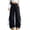 Black, variant on StSilkitty Baggy Cargo Pants for Boys Girls Elastic Waist Drawstring Wide Leg Sweatpants Athletic Running Sweat Pants with Pockets
