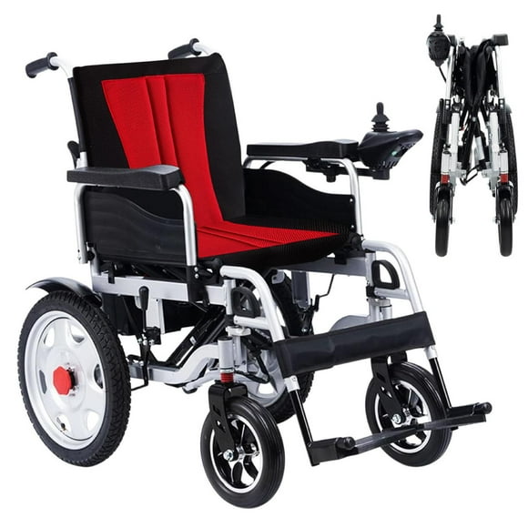 Silla De Ruedas 5 Velocidades Electrica Resistencia Premium rojo