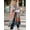 Gray/Orange, variant on Dteck Women's Poncho Open Front Boho Plaid Blanket Scarf Cape - Oversized Knitted Tassel Cardigans Sweaters Outwear Coat Shawl Soft Warm Scarves for Women, Wine