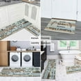 thumbnail image 2 of Farmhouse Kitchen Mats for Floor Set of 2, Floor, Comfort Standing Rugs and Mat, Non-Slip Washable Rug, 17'''' X 47'''' + 17\u201dx30\u201c, 2 of 6