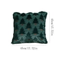 thumbnail image 4 of HJuyYuah Christmas Pillow Covers, 18x18 in Christmas Tree Decorative Pillow Cases with Zipper, Cozy Decor Covers for Living Room ,Couch, Sofa, Bed (Green-A), 4 of 8