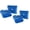 2-Pack Royal Blue, variant on BlueHills Premium Soft Large Travel Blanket Pillow for Tall Airplane Throw - Navy Blue