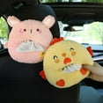 thumbnail image 3 of Automobile Plush Cartoon Creative Paper Towel Box Car Drawer Cute Car Interior Products Doll Hanging Paper Towel Box, 3 of 19