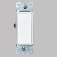 thumbnail image 4 of Paquete de 20 interruptores de luz de estilo decorativo, de un solo polo, de 3 cables, con conexión a tierra, 15 A, 120 V-277 V, color blanco, 4 of 5