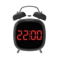 thumbnail image 4 of Reloj despertador digital electrónico LED con alarma y números grandes, de escritorio y pantalla grande. Rojo, 4 of 9