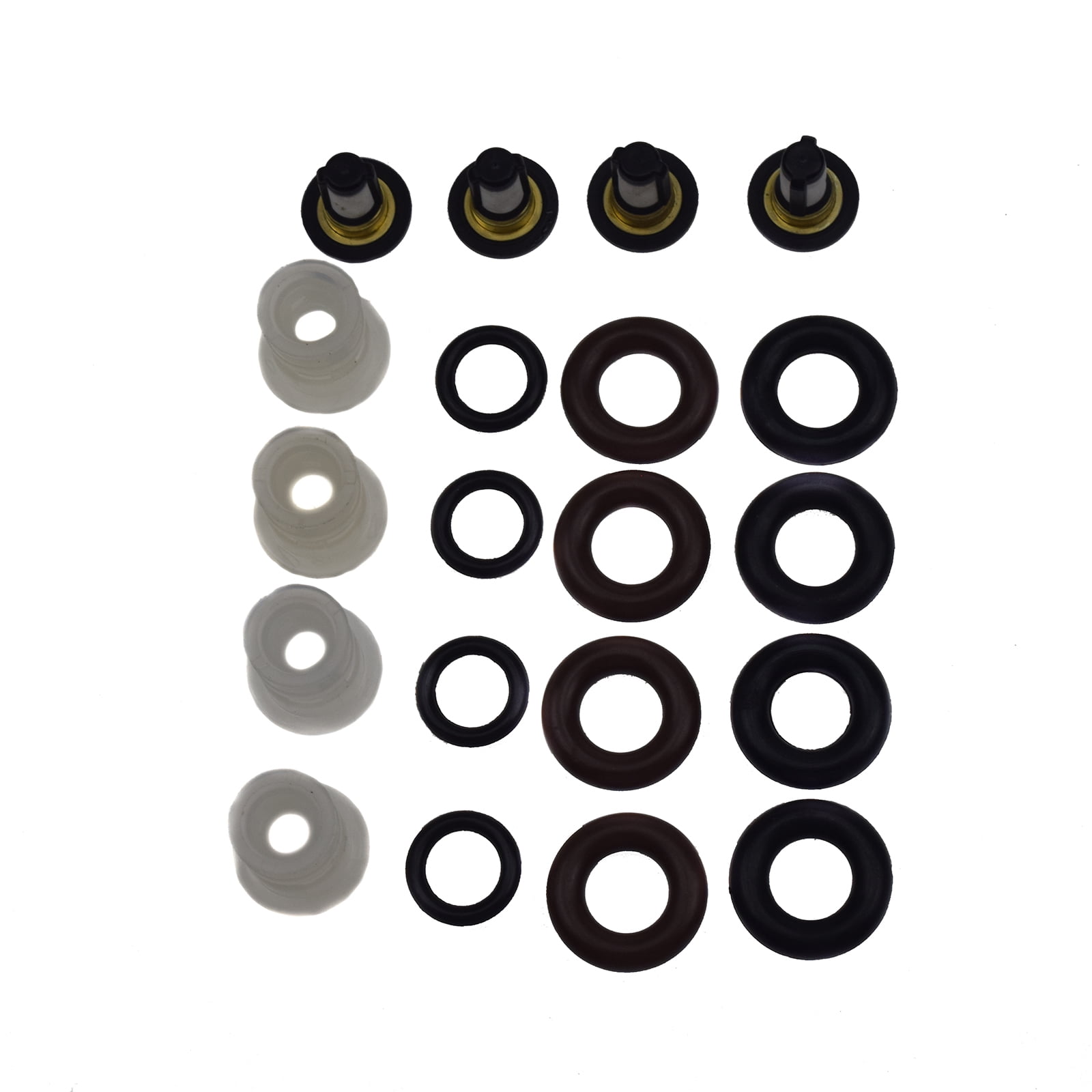 for HONDA Civic CRV FUEL INJECTOR REPAIR KIT ORINGS FILTERS SEALS CAPS