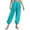 Cyan, variant on TSSOE Womens Belly Dance Pants Satin Harem Pants Loose Solid Color Yoga Pants Indian Arabic Harem Trousers Royal Blue M