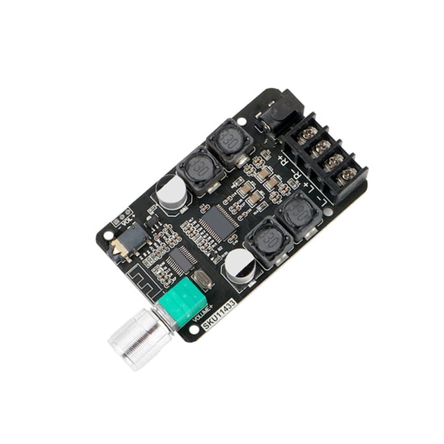 Sidaley AMPLIFICADOR DE POTENCIA 5,0 compatible con Bluetooth inalámbrico 2x50W de doble canal DC5-24V Audio AMP módulo de reemplazo de música Electrónica miscelánea