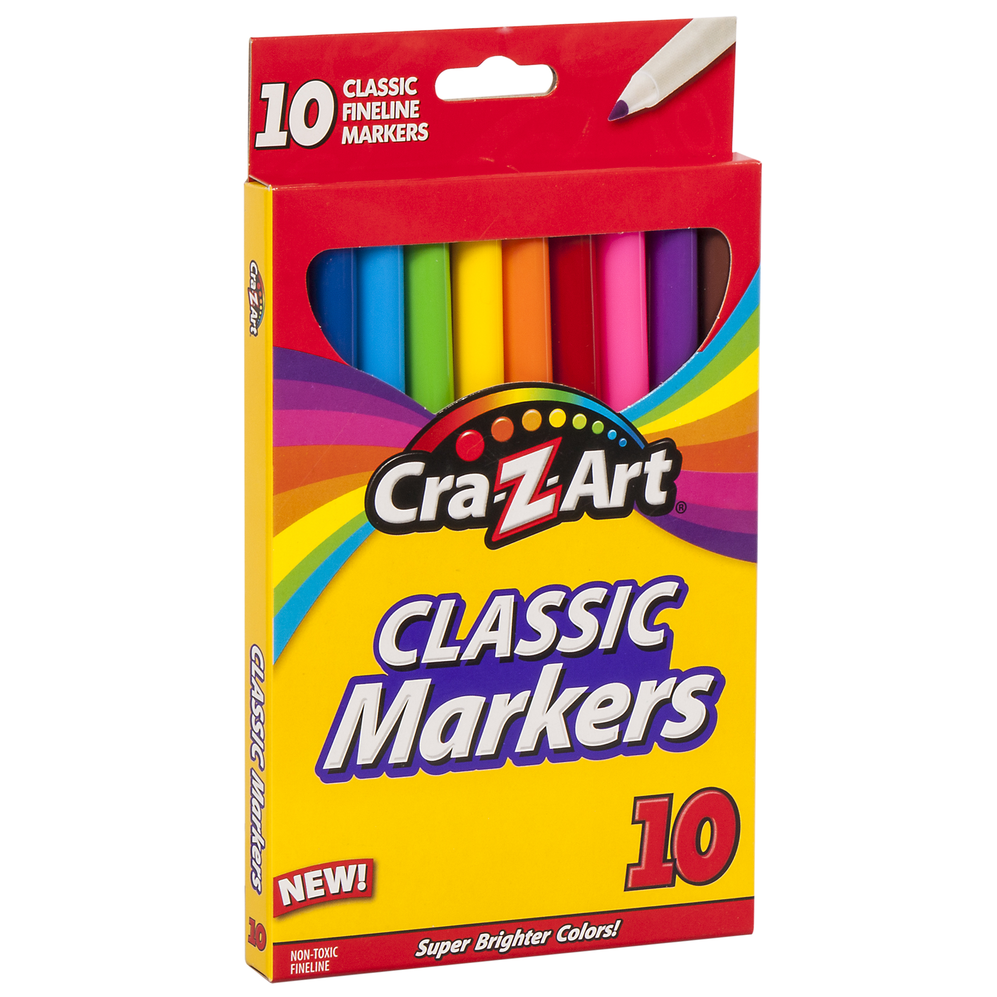 Cra-Z-Art Classic Fine Line Colored Markers, 10 Count, Child to Adult, Back to School Supplies - image 3 of 9