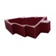 thumbnail image 5 of Bandeja para servir con forma de árbol de Navidad, plato de aperitivos de madera, decorativa, multiusos, para fiestas navideñas. Rojo, 5 of 9