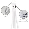 thumbnail image 4 of 2 Pack Halloween Ghost Windsock Flag with Lights, 70.8 Inch Glow in the dark Halloween Outdoor Hanging Decor for Yard Patio Garden Pathway Party, 4 of 5