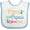 White and Blue, variant on Inktastic Mimi and Papaw Love Me Boys or Girls Baby Bib