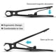 thumbnail image 5 of Cortaúñas Nail Clippers de 2 Tamaños de 15 Mm de Ancho para Uñas de los Pies Gruesas, Cortaúñas de Acero Inoxidable Resistentes para Hombres, Personas Mayores, 5 of 11