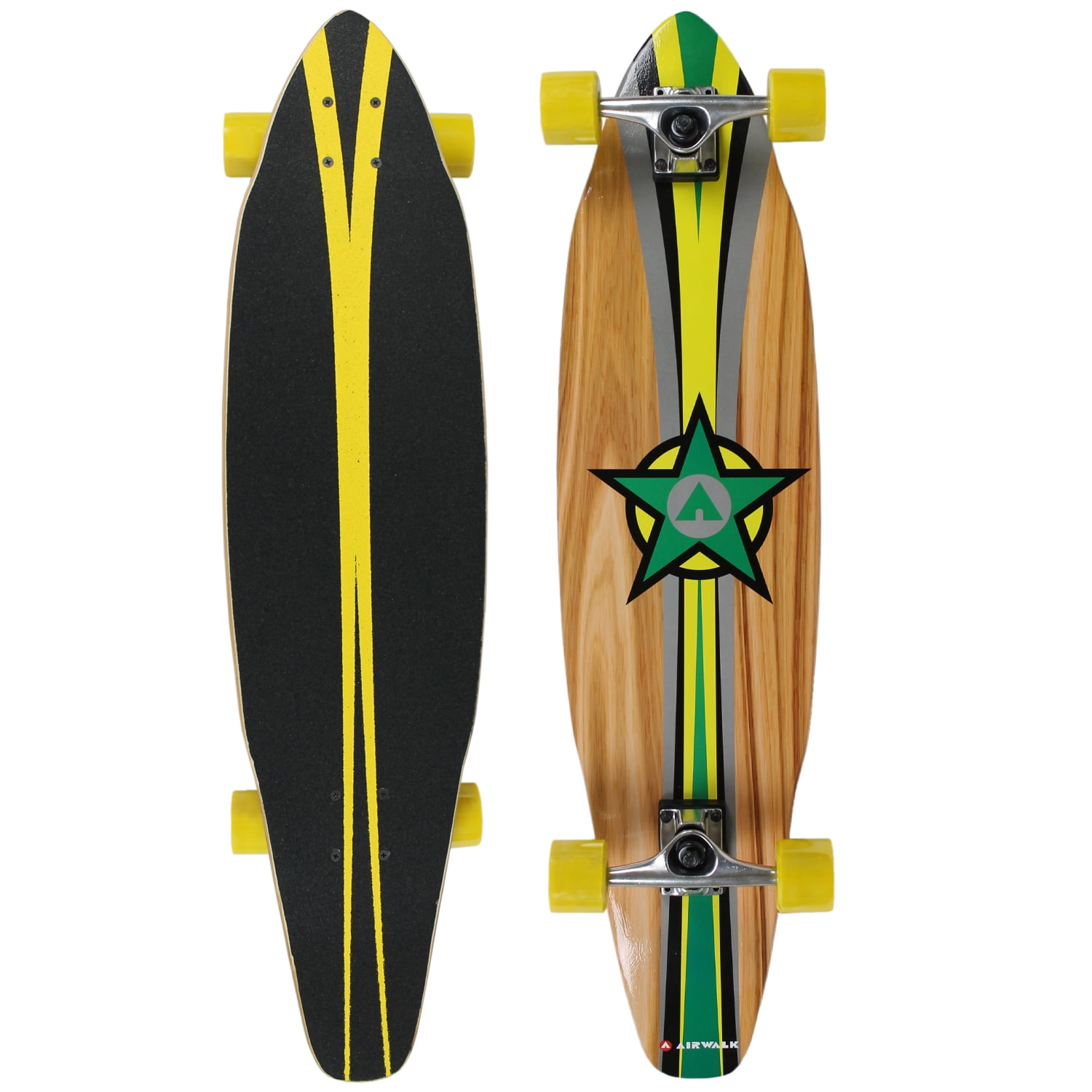Airwalk Longboard Wood Grain Natural 9" x 36"