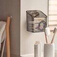 thumbnail image 4 of Small Wall-Mounted Bathroom Organizer, Transparent Plastic Shelf for Toothbrushes, 4 of 6