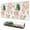 Pioneer Flower Floral-1, variant on Long Mouse Pads for Desk,Pioneer Flower Floral Print Pattern Desk Mats on Top Of Desks, Desk Mouse Pad Extra Large with 3mm Non-Slip Base and Stitched Edge for Gaming,Office,Work,Home 31.5"x11.8"