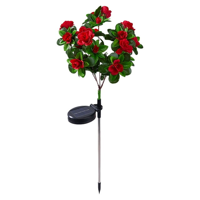Décorations de l'Action de Grâce, Lumières de Fleurs à LED, Lampe de Jardin Extérieure