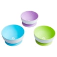 thumbnail image 4 of Munchkin Stay Put Suction Bowls for Babies and Toddlers, 3 Pack, Blue/Green/Purple, 4 of 4
