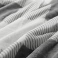 thumbnail image 4 of Clara Clark  Ultra Plush Thick Reversible Microfiber Heavy Blanket - Raschel Imitation Mink Blanket Gray Check King - 82x102 Plaid, 4 of 5