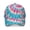 Pink and Blue Tie Dye Pattern, variant on Red and Yellow Tie Dye Pattern Baseball Cap, Outdoor Travel Cap with Snap Closure & Sweatband, Polyester Construction Gifts for Unisex Men Women