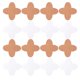 thumbnail image 4 of 100pcs Chocolate Liner Chocolate Embalaje Separado Bandejas Chocolate Papel Bandejas, 4 of 6