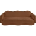 thumbnail image 5 of Bowery Hill Contemporary Soft Saddle Teddy Durable Fabric Sofa, 5 of 17
