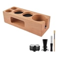 thumbnail image 5 of Espresso Tamping Stand Set Wood Coffee Filter Tamper Holder Kits Barista Tool Coffee Tamper Distributor and Stirrer for Counters Kitchens 58mm, 5 of 8