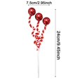 thumbnail image 3 of Christmas Tree Picks Candy,Artificial Candy‑Themed Christmas Picks,Decorative Candy‑Style Faux Christmas Sprigs,Flexible Faux Plastic Christmas Spiral Twirl Stems,Ornament for Insertable,Festive, 3 of 4