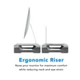 thumbnail image 2 of Mount-It! Slim Aluminum Monitor Riser | Fits 17-32 Inch Monitors, 2 of 7