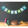 thumbnail image 2 of Inkdotpot I Am NinePaper Pennant BannerFor Boy Happy Birthday Sign CarBirthday Party Decorations, 2 of 4