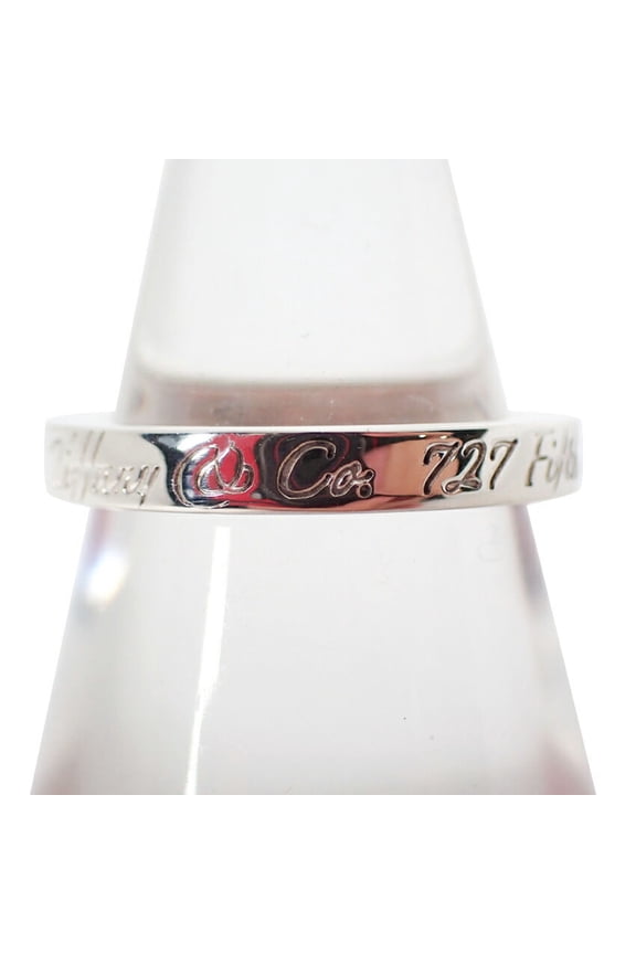 Pre-Owned TIFFANY & Co. 925 Notes Narrow Ring, Size 9