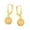 Yellow-Gold Filigree Ball-24MM, variant on LeCalla 18K Gold-Plated 925 Sterling Silver Filigree Ball Leverback Dangle Earrings for Women and Teen 26MM
