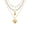 Turtle, variant on LuLiaMenton 3PCS Faux Pearl Necklace Gold Plated Conch Shell Pendant Ocean Beach Women Jewelry
