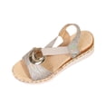 thumbnail image 2 of Viluyesy Womens Wedge Sandals, Peep Toe Comfort Fashion Striped Summer Casual Dressy Shoes Gray US6, 2 of 9