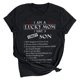 thumbnail image 1 of Camiseta de manga corta con estampado de letras y cuello redondo suelto a la moda de verano para mujer Pompotops hfajkhk134019, 1 of 4
