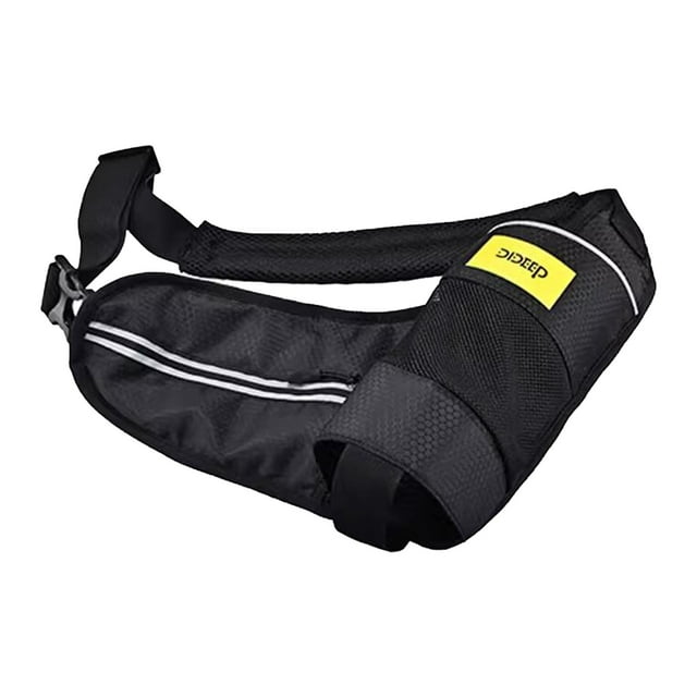 Bolsa para tanque de buceo, soporte para botella, bolsa para botella portátil con tira reflectante para tanque de 1 L, bolso de hombro para esnórquel