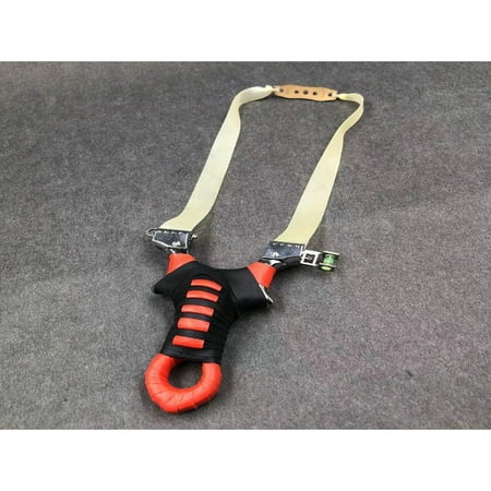 QUTETN Slingshot High Precision Fast Pressure Precision Flat Skin Shooting Outdoor Shooting Game Powerful Hunting Slingshot