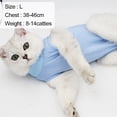 thumbnail image 2 of 1 pieza de ropa para mascotas, traje de esterilización/castración para gatos, traje de destete postoperatorio, traje de recuperación, rehabilitación postoperatoria para gatos madre, 2 of 5