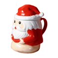thumbnail image 2 of ¡Compra y Ahorra Ya!, Taza de cerámica de Papá Noel, taza de café con tapa, taza de agua, taza de regalo de Navidad Ingenuity Akmoler, 2 of 6