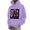 Purple, variant on Halloween Print Hooded Sweatshirt Long Sleeve Pullover Graphic Casual Jacket With Pocket For Fall Winter Comfort