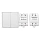 thumbnail image 2 of Kit de interruptor de luz inalámbrico, 433,92 MHz, sensible a larga distancia, interruptor y receptor de panel remoto de 2 vías, 100-240 VCA, 2 of 5