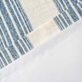 thumbnail image 4 of DriftAway Chris Vertical Striped Pattern Linen Textured Thermal Insulated Blackout Window Curtain Valance Rod Pocket 2 Layers Single, 52" x 14" Plus 2" Header, Jean Navy, 4 of 6
