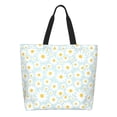 thumbnail image 1 of Disketp Daisies Flowers Bolsa Tote Estampada para Mujer, Bolso de Hombro y de Mano para Compras y Viajes, 1 of 8