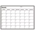 thumbnail image 1 of Feltree Magnetic Monthly Schedule Customized Refrigerator Sticker Erasable Schedule Message Board Soft Whiteboard Pet Writing Board, 1 of 7