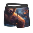 thumbnail image 2 of Daiia Lazy Stone Bear Men's Underwear Boxer Briefs, Cotton Stretch Moisture-Wicking Underwear-XX-Large, 2 of 9