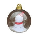 thumbnail image 1 of Bola de NaviDad Gigante Iluminada Cond, inadmable, decoración de llamas para exterteras para influjas, Bola de NaviDad Iluminada, control remoto para vacantes, 1 of 7