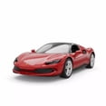 thumbnail image 3 of Rastar Ferrari 296 GTS Remote Control Car – 1:14 Scale Red RC Sports Car with Headlights, Authentic Design, Kids Gift Toy Age 6+, 3 of 7