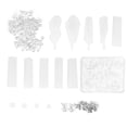 thumbnail image 3 of Moule Pendentif DIY, 125 Pcs Outils de Moulage en Résine Époxy Silicone Outil de Résine Époxy Fonctionnalité Polyvalente, 3 of 14