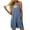 Gray Blue, variant on Womens Summer Casual Sleeveless Romper Loose Crew Neck Lounge Overalls Jumpsuit with Pockets 2025 Bright Pink S