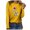 Yellow——Ideal for Gifts, variant on Oiangi Women's Breast Cancer Shirts Pink Ribbon Long Sleeve Crewneck T-Shirts Fall Casual Awareness Support Tops Blue S
